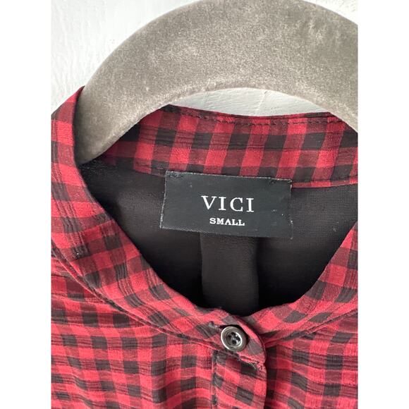 VICI MANCHESTER ADJUSTABLE BALLOON SLEEVE DRESS SzS Christmas holiday - Picture 6 of 11